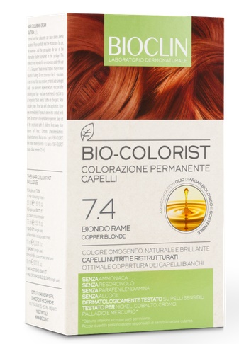 BIOCLIN BIO COLORIST 7,4 BIONDO RAME - Farmacia-flash.it