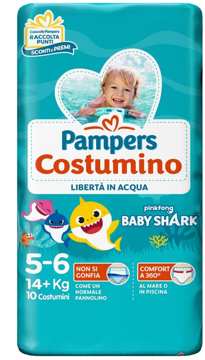 PAMPERS COSTUMINO CP 10 TG 5+ TG 5+ 10 PEZZI - Farmacia-flash.it