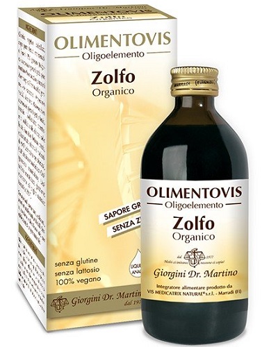 ZOLFO ORGANICO OLIMENTOVIS 200 ML - Farmacia-flash.it