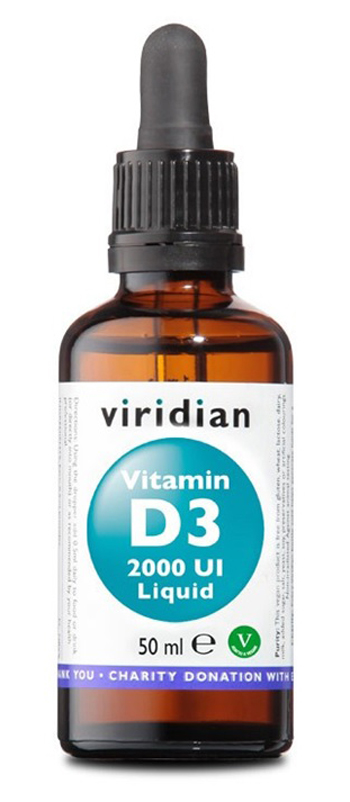VIRIDIAN VITAMIN D3 2000UI LIQUID 50 ML - Farmacia-flash.it