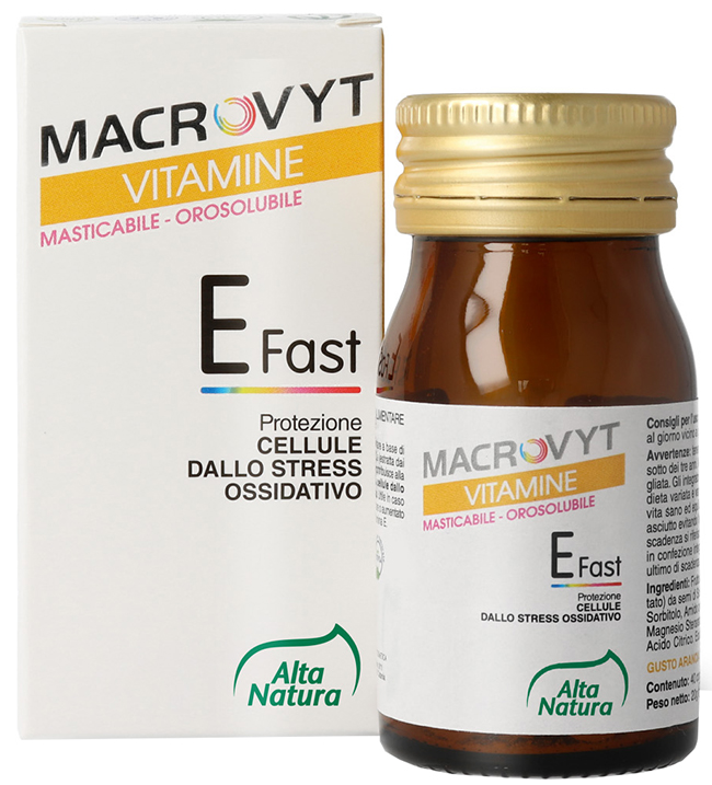 MACROVYT VITAMINA E 40 COMPRESSE FAST - Farmacia-flash.it