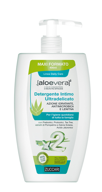 ALOEVERA2 DETERGENTE INTIMO ULTRADELICATO 400 ML - Farmacia-flash.it
