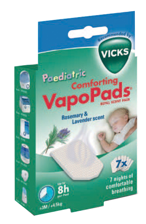 VICKS VAPOPADS ROSEMARY & LAVENDER SCENTE 7 PEZZI - Farmacia-flash.it