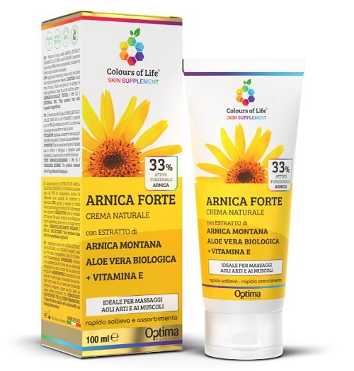 COLOURS OF LIFE SKIN SUPPLEMENT ARNICA FORTE 33% CREMA 100 ML - Farmacia-flash.it