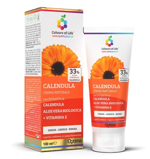 COLOURS OF LIFE SKIN SUPPLEMENT CALENDULA CREMA 100 ML - Farmacia-flash.it