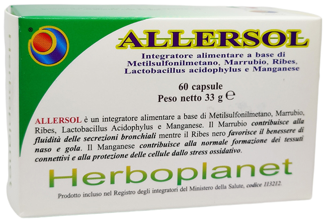 ALLERSOL 60 CAPSULE - Farmacia-flash.it