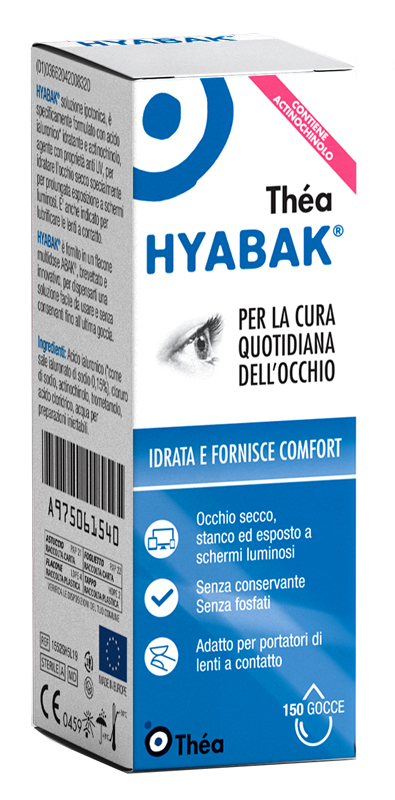 SOLUZIONE OFTALMICA MULTIDOSE HYABAK 5 ML - Farmacia-flash.it