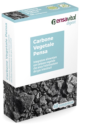 CARBONE VEGETALE PENSA 40 COMPRESSE - Farmacia-flash.it