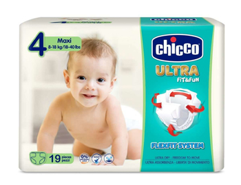 CHICCO PANNOLINO ULTRA CHICCHO MAXI 19 X 10 - Farmacia-flash.it