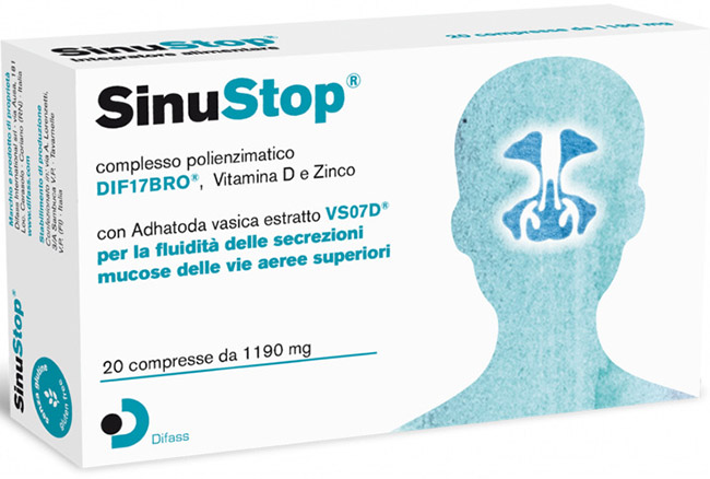 SINUSTOP 20 COMPRESSE DA 1190 MG - Farmacia-flash.it