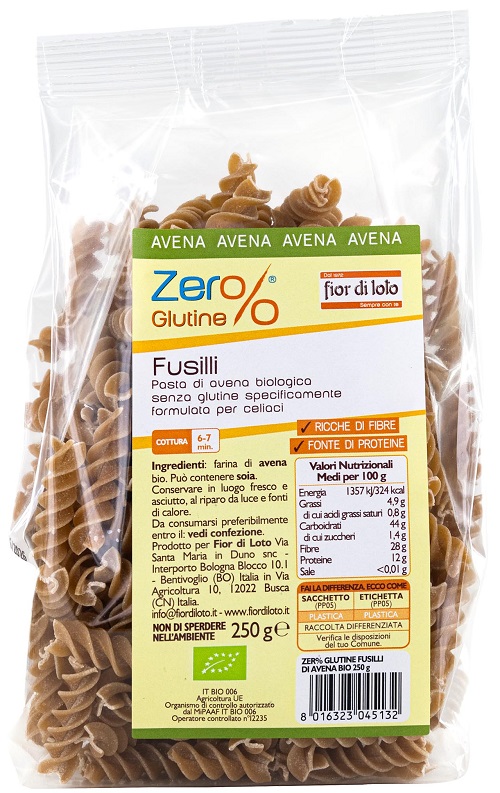 FUSILLI DI AVENA 250 G - Farmacia-flash.it