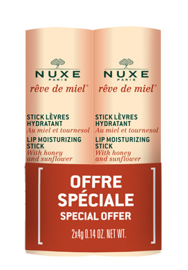 NUXE REVE DE MIEL DUO STICK LEVRES HYDRATANT 2 X 4 G - Farmacia-flash.it