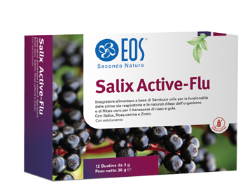 EOS SALIX ACTIVE-FLU 12 BUSTINE GUSTO ARANCIO - Farmacia-flash.it
