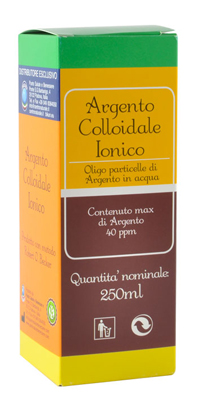 ARGENTO COLLOIDALE IONICO 40PPM CERTIFICATO 250 ML - Farmacia-flash.it