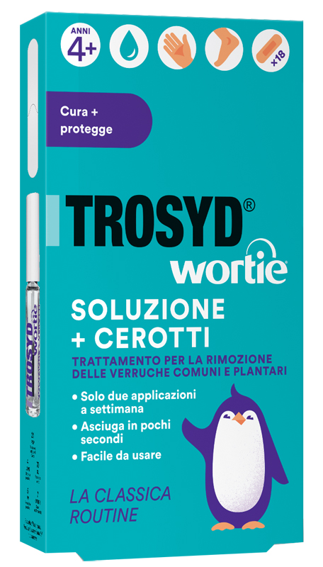 TROSYD WORTIE SOLUZIONE + CEROTTI - Farmacia-flash.it