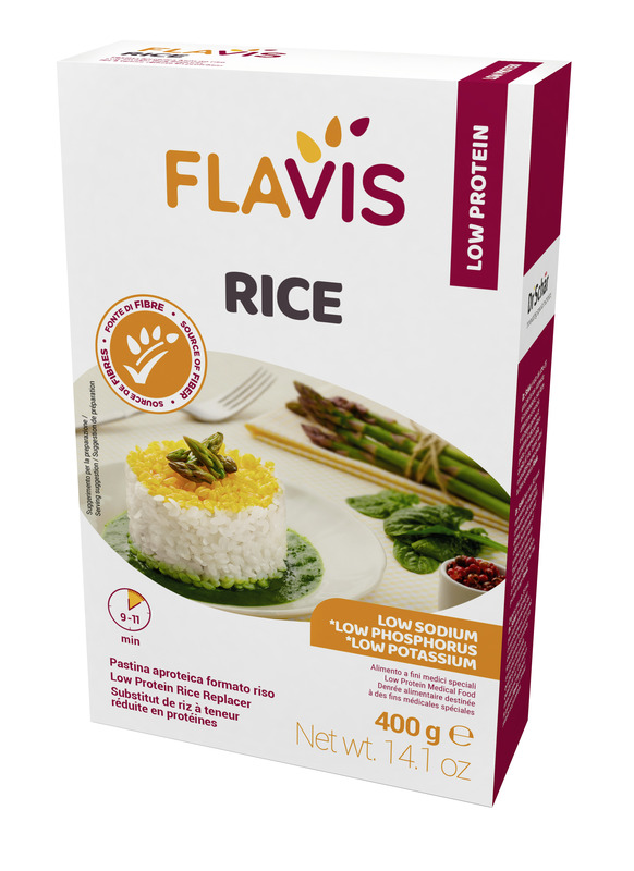 FLAVIS RICE PASTINA APROTEICA FORMATO RISO 400 G - Farmacia-flash.it