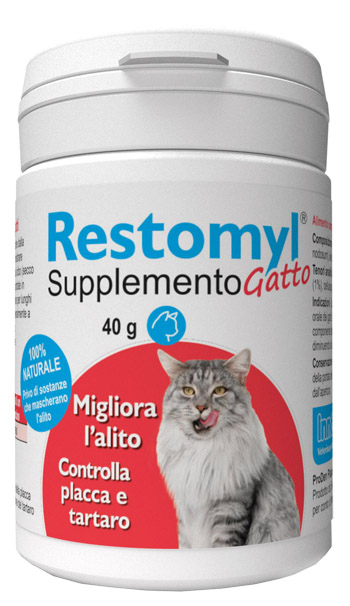 RESTOMYL SUPPLEMENTO GATTO FLACONCINO 40 G - Farmacia-flash.it