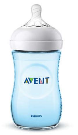 AVENT BIBERON NATURAL PP 260ML AZZURRO SINGLE PACK - Farmacia-flash.it
