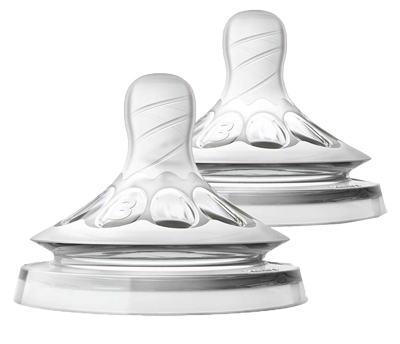 AVENT 2 TETTARELLE NATURAL FLUSSO MEDIO 3 FORI - Farmacia-flash.it