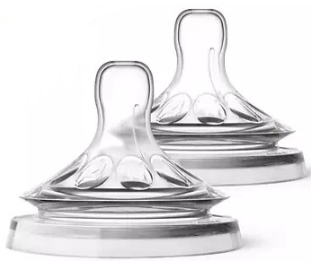 AVENT 2 TETTARELLE NATURAL FLUSSO ABBONDANTE 4 FORI - Farmacia-flash.it