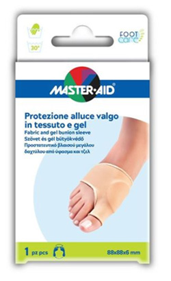 PROTEZIONE MASTER-AID IN GEL E TESSUTO PER ALLUCE VALGO 1 PEZZO - Farmacia-flash.it