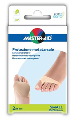 PROTEZIONE MASTER-AID PER METATARSO IN TESSUTO ELASTICO E GEL S 1 PAIO - Farmacia-flash.it