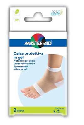 CALZA MASTER-AID CON PROTEZIONE IDRATANTE IN GEL 2 PEZZI - Farmacia-flash.it