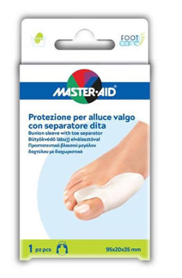 PROTEZIONE MASTER-AID PER ALLUCE VALGO CON SEPARATORE DITA INTEGRATO 1 PEZZO - Farmacia-flash.it
