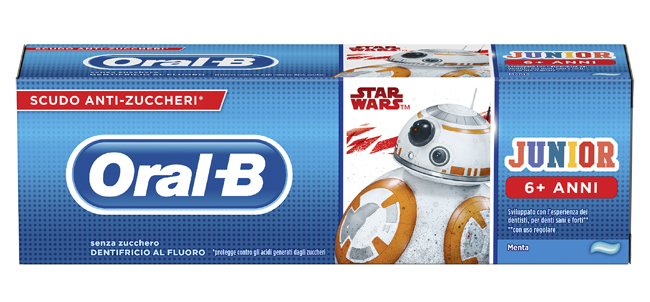 ORALB KIDS STAR WARS DENTIFRICIO 6+ 75 ML - Farmacia-flash.it