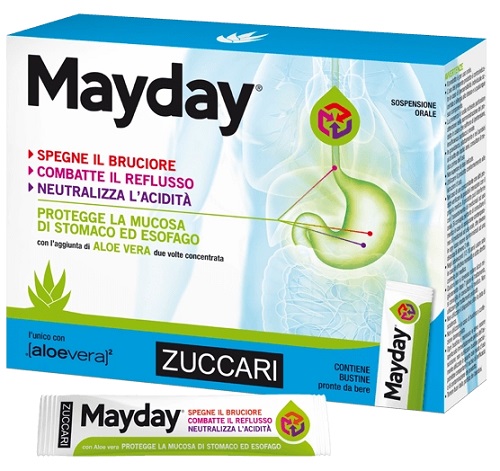 MAYDAY SOSPENSIONE PER USO ORALE ALLA MENTA 24 BUSTINE 10 ML - Farmacia-flash.it