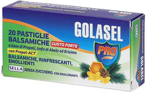 GOLASEL PRO 20 PASTIGLIE BALSAMICHE FORTI - Farmacia-flash.it