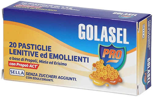 GOLASEL PRO 20 PASTIGLIE MIELE - Farmacia-flash.it