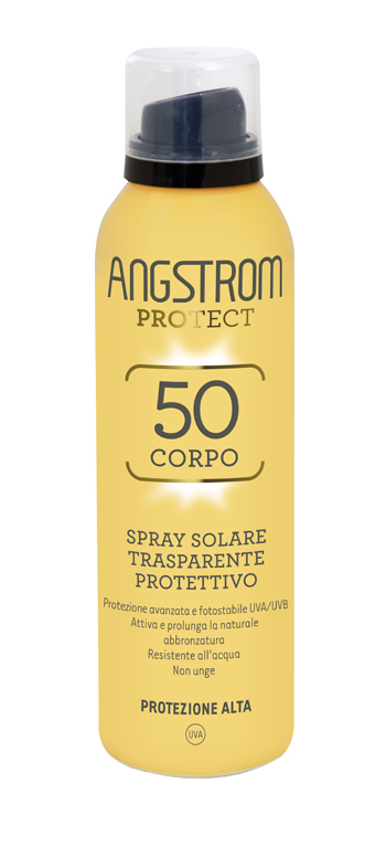 ANGSTROM PROTECT 50 CORPO SPRAY SOLARE TRASPARENTE 150 ML - Farmacia-flash.it