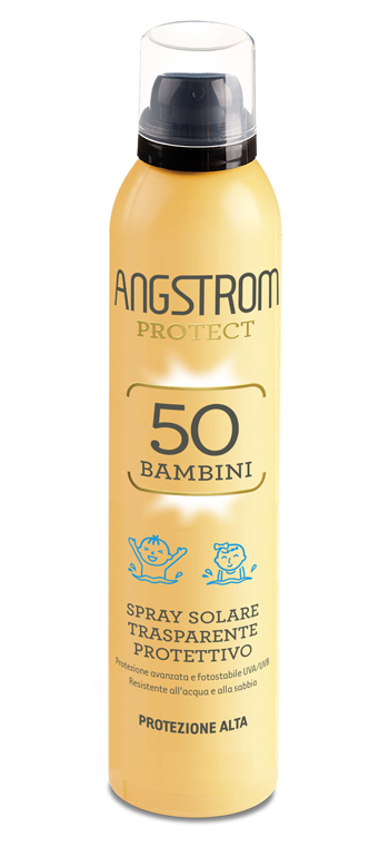 ANGSTROM PROTECT 50 BAMBINI SPRAY SOLARE TRASPARENTE 250 ML - Farmacia-flash.it