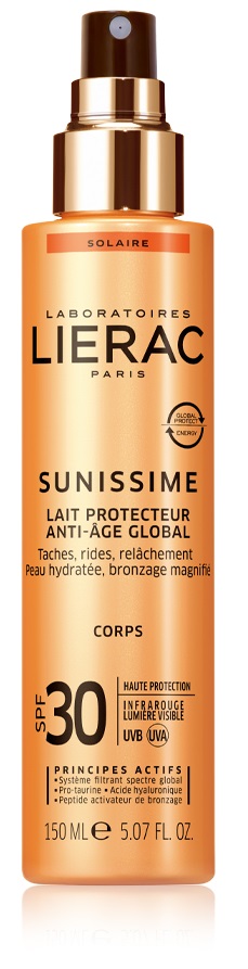 LIERAC SUNISSIME LATTE CORPO SPF30 150 ML - Farmacia-flash.it