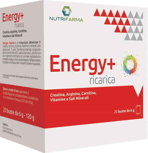 ENERGY+ RICARICA 20 BUSTINE - Farmacia-flash.it