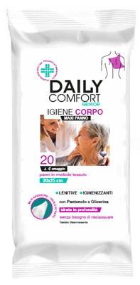 DAILY COMFORT SENIOR PANNI IGIENE CORPO 24 PEZZI - Farmacia-flash.it