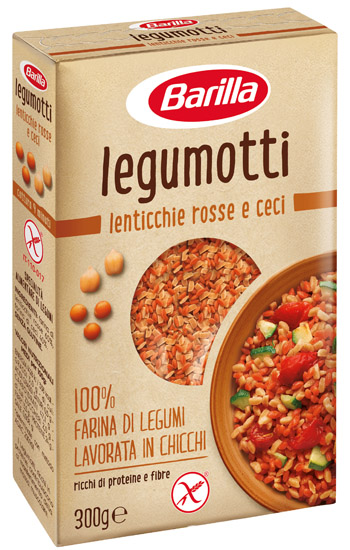 BARILLA LEGUMOTTI LENTICCHIE ROSSE E CECI 300 G - Farmacia-flash.it