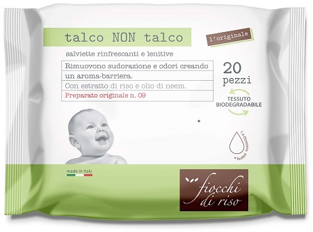 FIOCCHI DI RISO SALVIETTE TALCO NON TALCO - Farmacia-flash.it