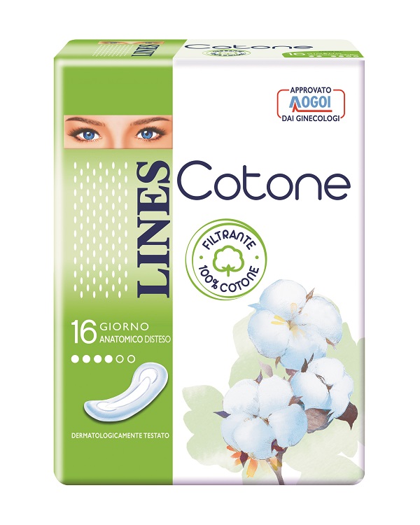 LINES COTONE NON ULTRA ANATOMICI DISTESI 16 PEZZI - Farmacia-flash.it