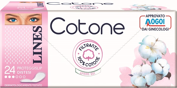 LINES COTONE PROTEGGISLIP DISTESI 24 PEZZI - Farmacia-flash.it