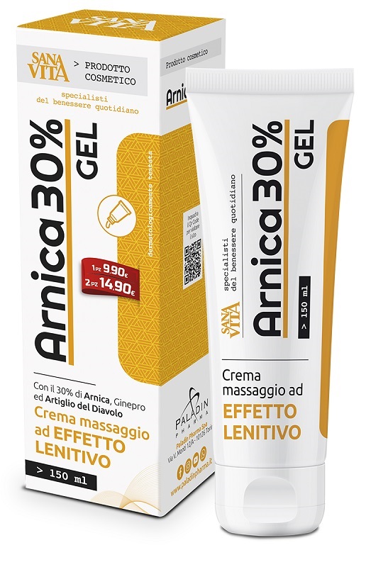 SANAVITA ARNICA 30% GEL 150 ML - Farmacia-flash.it