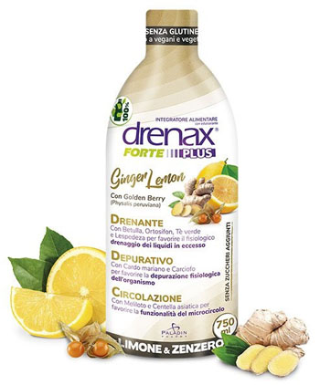 DRENAX FORTE PLUS GINGER LEMON 750 ML - Farmacia-flash.it