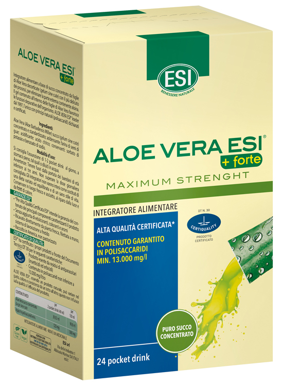 ESI ALOE VERA SUCCO + FORTE 24 POCKET DRINK - Farmacia-flash.it
