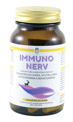 IMMUNO NERV COLOSTRO DI CAPRA SISTEMA NERVOSO 60 CAPSULE VEGETALI - Farmacia-flash.it