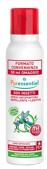 PURESSENTIEL SPRAY ANTIPUNTURA SOS INSETTI PMC 200 ML - Farmacia-flash.it