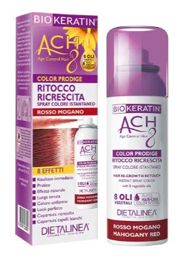 BIOKERATIN ACH8 PRODIGE RITOCCO RICRESCITA ROSSO MOGANO 75 ML DIETALINEA - Farmacia-flash.it