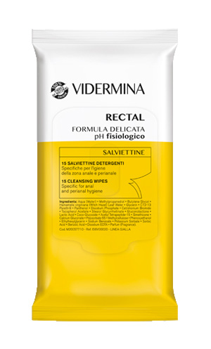 VIDERMINA RECTAL SALVIETTINE 15 PEZZI - Farmacia-flash.it