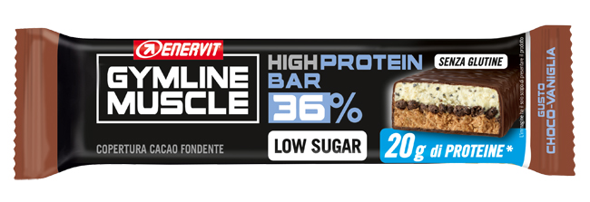 GYMLINE 20 G PROTEINBAR CHOCO/VANIGLIA 55 G - Farmacia-flash.it