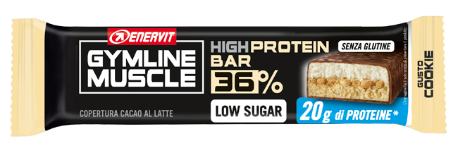 GYMLINE 20 G PROTEINBAR COOKIE 55 G - Farmacia-flash.it